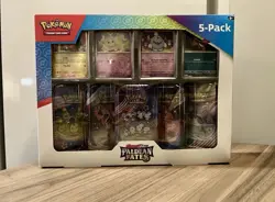 2024 POKEMON TCG S&V PALDEAN FATES 5-PACK MINI TINS SET COSTCO CANADA SEALED - Image 1