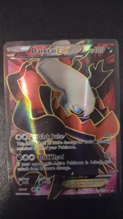 Full Art Darkrai-EX NM Pokemon TCG 2016 118/122 Rare Card Holo Foil - Image 2