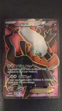 Full Art Darkrai-EX NM Pokemon TCG 2016 118/122 Rare Card Holo Foil - Image 3