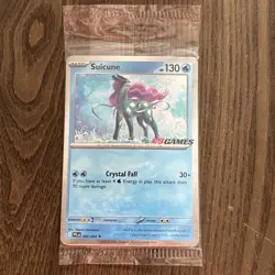 Pokemon Suicune 026/094 EBGames Stamped Cosmos Holo Promo sealed - Image 1