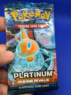 SEALED UNWEIGHED 2009 Pokemon Platinum Rising Rivals Booster Pack Rotom Art - Image 2