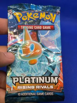 SEALED UNWEIGHED 2009 Pokemon Platinum Rising Rivals Booster Pack Rotom Art - Image 3