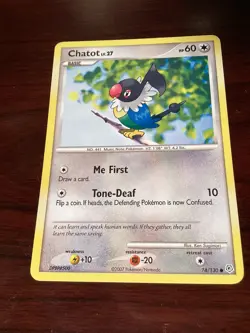 Pokemon Chatnot 74/130 - Diamond & Pearl, Unlimited Common - MINT CONDITION - Image 1