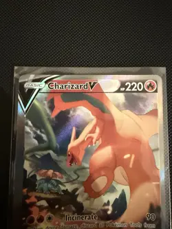 Pokemon TCG Charizard V Alt Art Rare SWSH Brilliant Stars 154/172 NM - Image 3