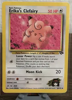 Wizards of the Coast Erika's Clefairy 40/132 Gym Challenge Uncommon Regular - Image 1