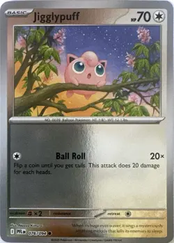 Jigglypuff 076/094 Common Phantasmal Flames Pokemon Reverse Holo Near Mint - Image 1