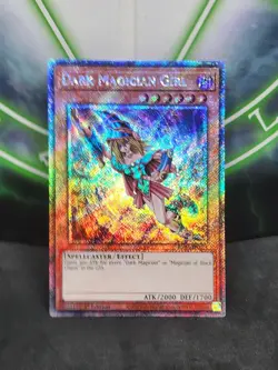 Yugioh Dark Magician Girl RA03-EN123 CT2 Promo Version Platinum Secret Rare NM - Image 1