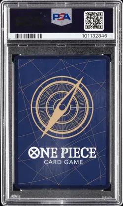 2023 ONE PIECE OP02-PARAMOUNT WAR ALTERNATE ART #062 MONKEY D. LUFFY PSA 10 - Image 2