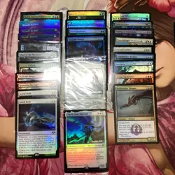 Magic: The Gathering Prerelease Promo Card Lot Of 124 Cards - Image 1