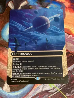 MTG Mirrorpool (0027) (Borderless) Edge of Eternities: Stellar Sights Rare Mint - Image 1