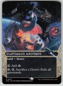 Scavenger Grounds (Borderless) Edge of Eternities: Stellar Sights 37 MTG NM - Image 1