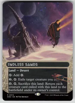 Endless Sands (0015) (Borderless) Edge of Eternities: Stellar Sights 15 MTG NM - Image 1