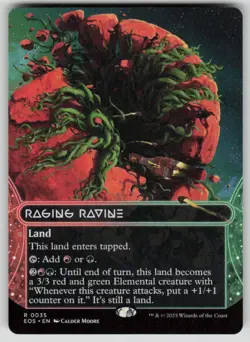 Raging Ravine (0035) (Borderless) Edge of Eternities: Stellar Sights 35 MTG NM - Image 1