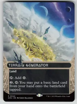 Terrain Generator (Borderless) Edge of Eternities: Stellar Sights 43 MTG NM - Image 1