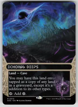Echoing Deeps (0013) (Borderless) Edge of Eternities: Stellar Sights 13 MTG NM - Image 1
