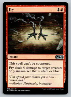 Fry Magic the Gathering Core Set 2020 M20 MTG Card FREE SHIPPING ! - Image 1