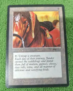 ***Jandor's Saddlebags*** MTG Arabian Nights Magic The Gathering - Image 1