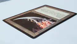 MTG Magic the Gathering Dancing Scimitar Arabian Nights MP Moderate Play - Image 4