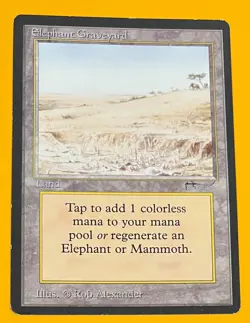 MTG ELEPHANT GRAVEYARD Arabian Nights (OldManMTG 005-028) - Image 1