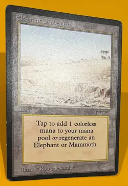MTG ELEPHANT GRAVEYARD Arabian Nights (OldManMTG 005-028) - Image 3