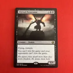 MTG Magic the Gathering Abyssal Persecutor (78/256) Iconic Masters LP - Image 1