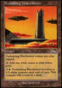 1 x Forbidding Watchtower - Urza's Legacy - NM-Mint - MTG - Image 1