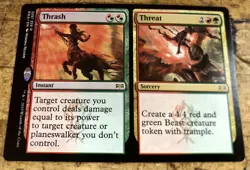 THRASH THREAT 229/259 RAVNICA ALLEGIANCE MTG MAGIC The Gathering NM - Image 1