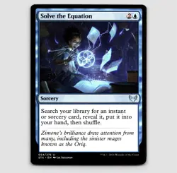Solve the Equation - STX #54 Uncommon - NM Strixhaven: School of Mages - Image 1