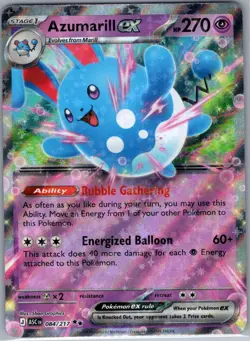 Azumarill ex 084/217 ME: Ascended Heroes - Pokemon Card - NM - Image 1