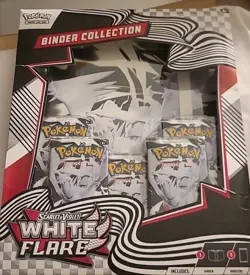 Pokemon White Flare Binder Collection Box NEW! - Image 2
