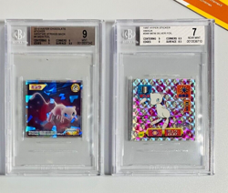 Pokemon 1997-19 BGS Mew Sticker Amada Silver Foil - Chocolate Japanese - Image 1