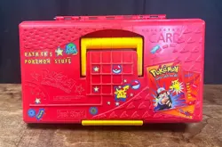 Vintage 1990s Pokemon Card Storage Red Just Stuff Box - Image 3