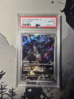 PSA 10 Zekrom AR MEGA Dream ex 210/193 2025 Japanese Pokemon TCG - Image 1