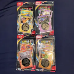 Pokemon Chaos Rising Premium Checklane Blister Pack Lot Of 4 - Image 1