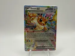 Pokemon TCG Prismatic Evolutions Eevee 075/131 Stamped Surprise Box Promo Sealed - Image 1
