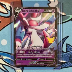 Dark Sylveon V 25th Anniv SWSH134 Black Star Promo Holo | Pokemon NM English - Image 1
