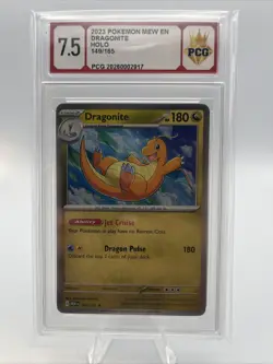 Pokemon TCG- Dragonite - 149/165 - Graded - PCG 7.5( prestigious card grading) - Image 1