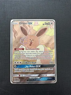 Pokemon TCG Eevee GX SM233 Full Art Promo Black Star Ultra Rare Holo NM - Image 1