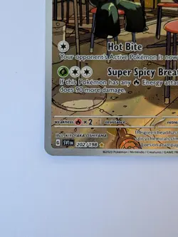 Scovillain 202/198 Pokemon TCG Scarlet Violet Base Set Illustration Rare LP - Image 4