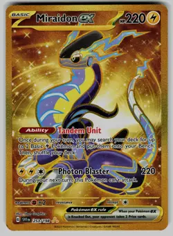 Miraidon ex 253/198 Hyper Rare Scarlet & Violet Pokemon Near Mint - Image 1