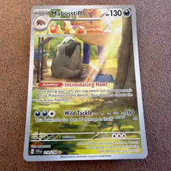 Mabosstiff 218/198 Scarlet Violet Base Set Illustration Rare Pokemon TCG English - Image 1