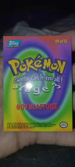 1999 Topps Pokemon the Movie Blastoise #9 - Image 2