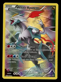 WHITE KYUREM 2015 Pokemon XY Black Star Promo #XY81 Full Art - Image 1