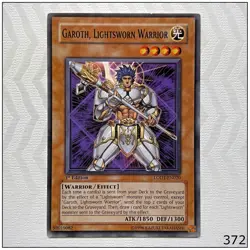 Garoth, Lightsworn Warrior - LODT-EN020 - Common 1st Edition Yugioh - Image 1