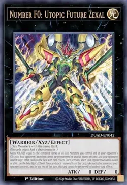 Yugioh! Number F0: Utopic Future Zexal Duelist Advance DUAD-EN042 PREORDER - Image 1