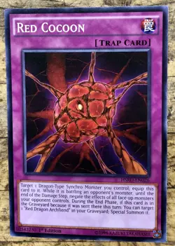 Red Cocoon HSRD-EN026 Yu-Gi-Oh Card 1st Edition New - Image 1