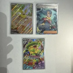 Pokemon Card Lot Yamper IR Grimsley’s Move FA Trainer Ludicolo IR Holo - Image 1