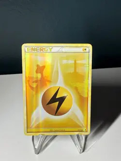 Pokemon (Reverse Holo)LIGHTNING ENERGY Card CALL OF LEGENDS 91/95 Ampharos - Image 2