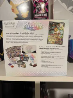 Prismatic Evolutions Pokemon Center Elite Trainer Box (ETB) - New/Factory Sealed - Image 3