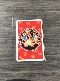 Wigglytuff Pokemon Charizard Playing Card Poker Card 1996 Japanese Red Set - Image 2